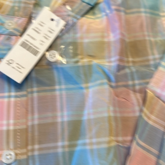 NWT Jcrew Pastel Plaid Button Down Shirt - Picture 6 of 7